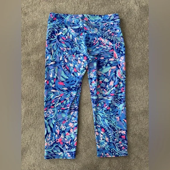 Lilly Pulitzer Luxletic Womens Athletic Cropped Leggings - Picture 5 of 5